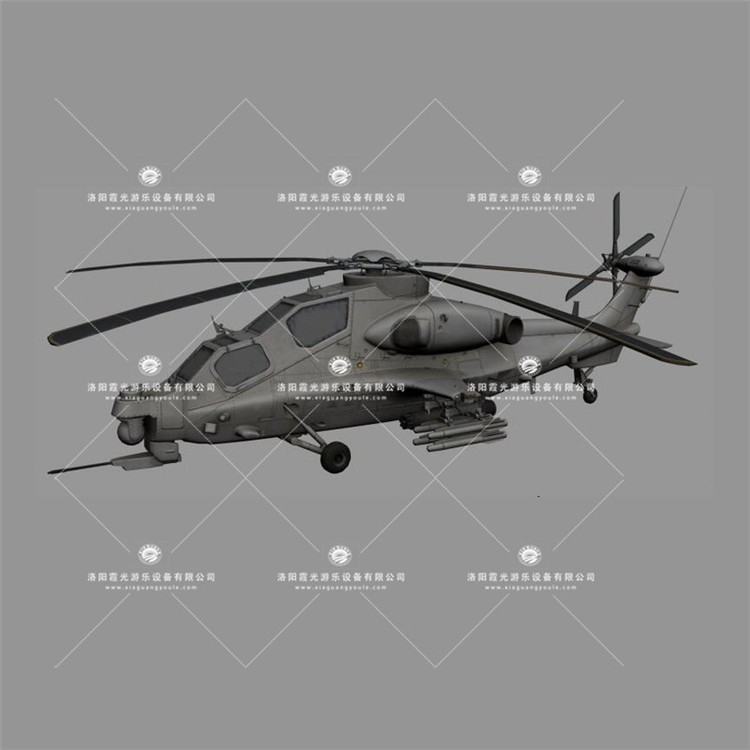 叠彩武装直升机3D模型