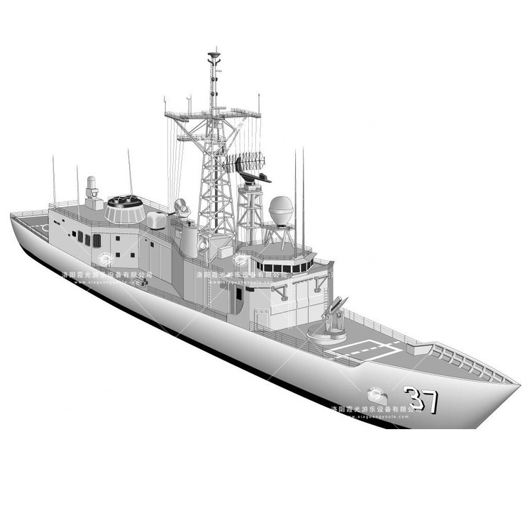 叠彩充气侦查船模型